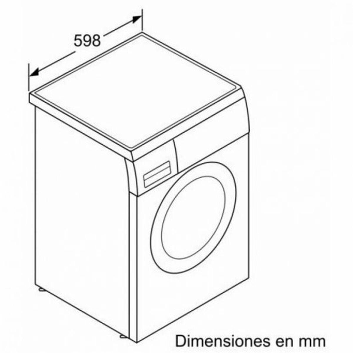 Wasmachine BOSCH 1200 rpm 9 kg