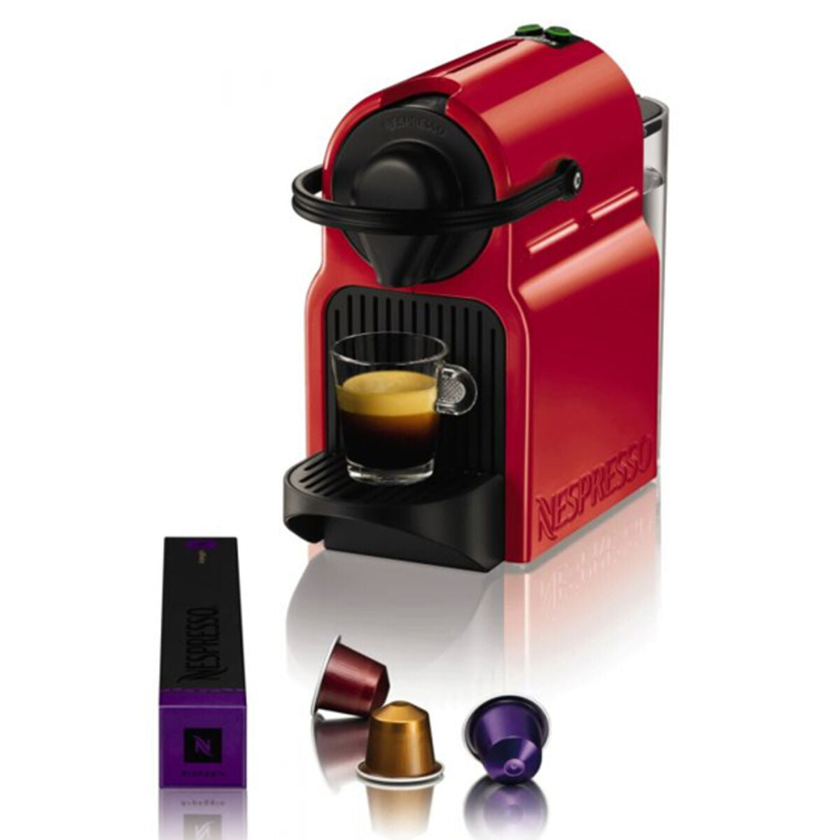 Capsule Koffiemachine Krups Nespresso Inissia XN100510 0,7 L 19 bar 1270W Plastic Rood 700 ml 800 ml 1 L (Capsule Koffiemachine)
