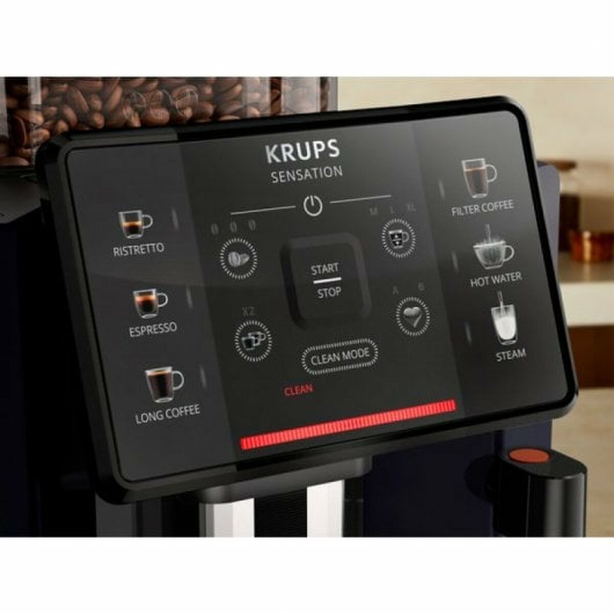 Superautomatisch koffiezetapparaat Krups Sensation C50 15 bar Zwart 1450 W