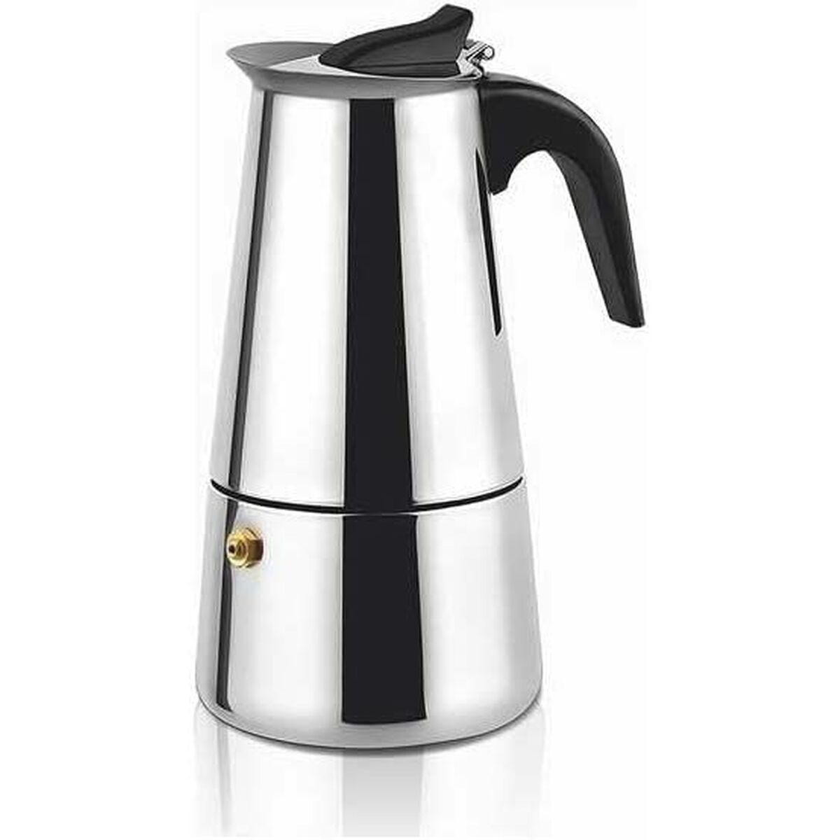 Italiaanse Koffiepot Haeger CP-10S.002A Roestvrij staal 18/10 Roestvrij staal