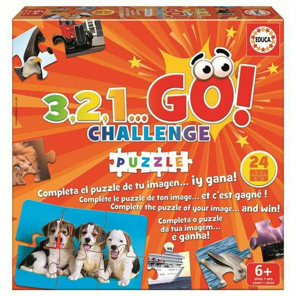Bordspel Educa 3,2,1..Challenge Puzzle