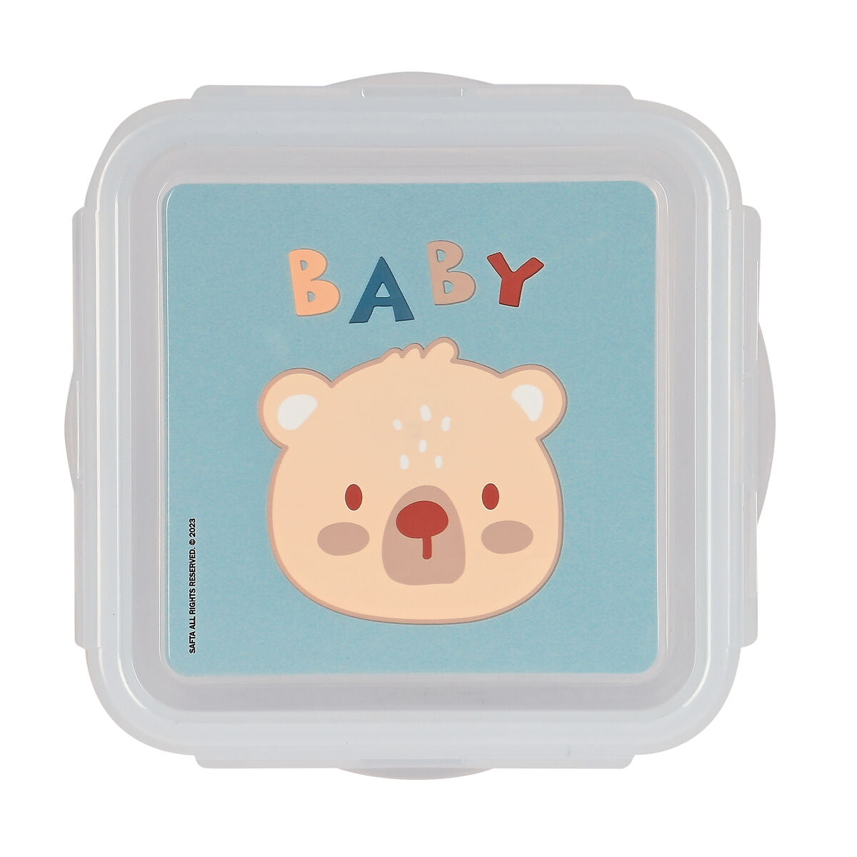 Lunchbox Safta Baby bear 13 x 7.5 x 13 cm Blauw