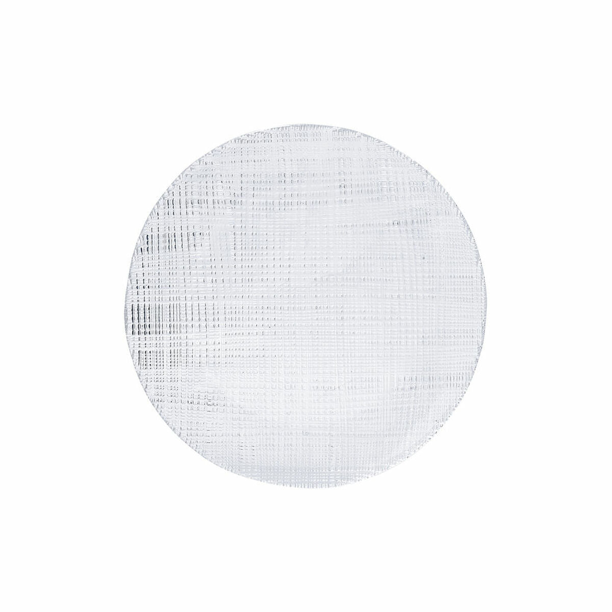 Onderbord Bidasoa Ikonic Transparant Glas (ø 21,5 cm) (Pack 6x)