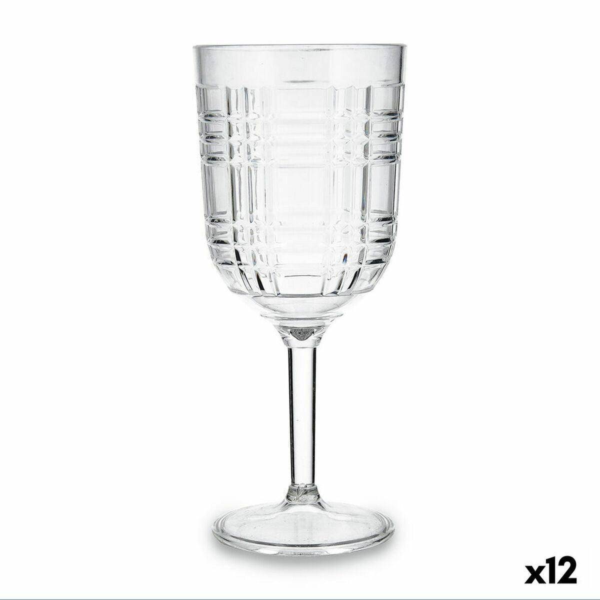 Wijnglas Quid Viba Transparant Plastic 420 ml (12 Stuks) (Pack 12x)