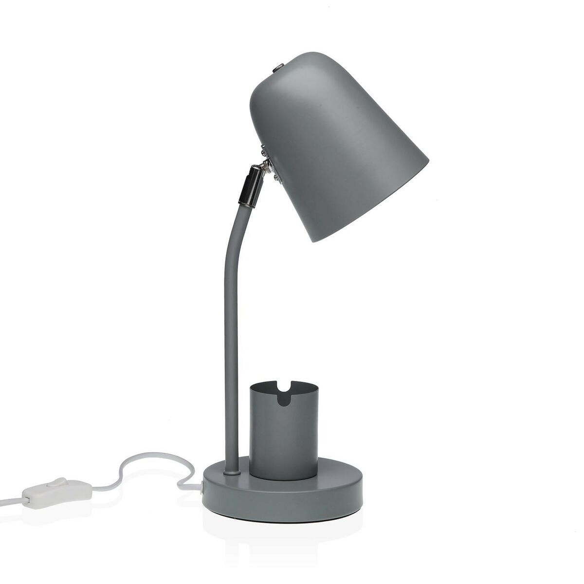 Bureaulamp Versa Grijs Metaal 18 x 40 x 14 cm