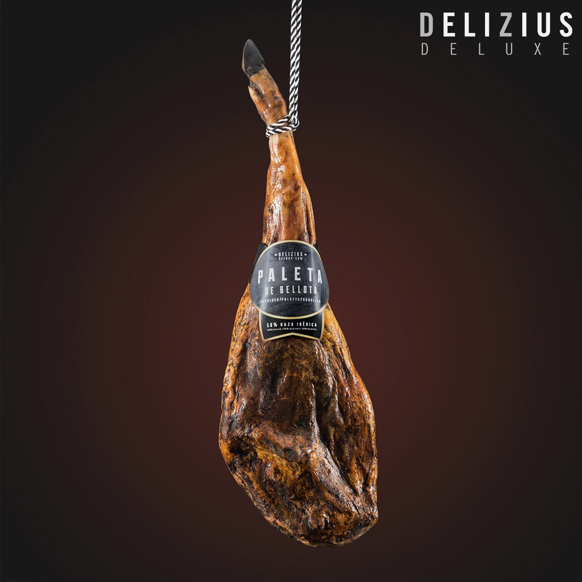 Iberische schouder van een met eikels gevoerd varken Delizius Deluxe 5-5,5 Kg