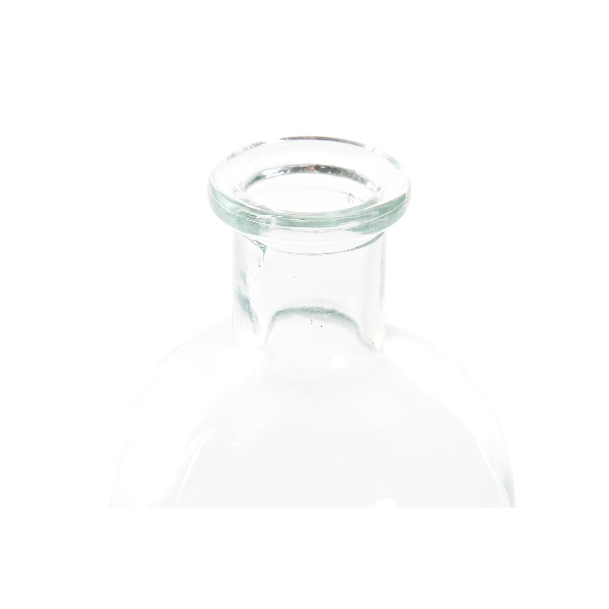 Flesje DKD Home Decor Azijn Transparant Metaal Kristal (2 Stuks) (2 pcs)