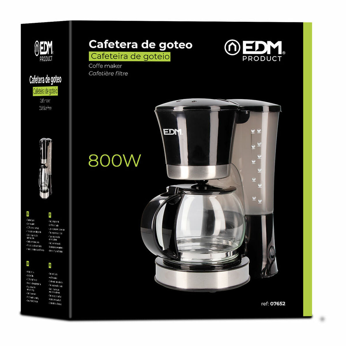 Drip Koffiemachine EDM 800 W