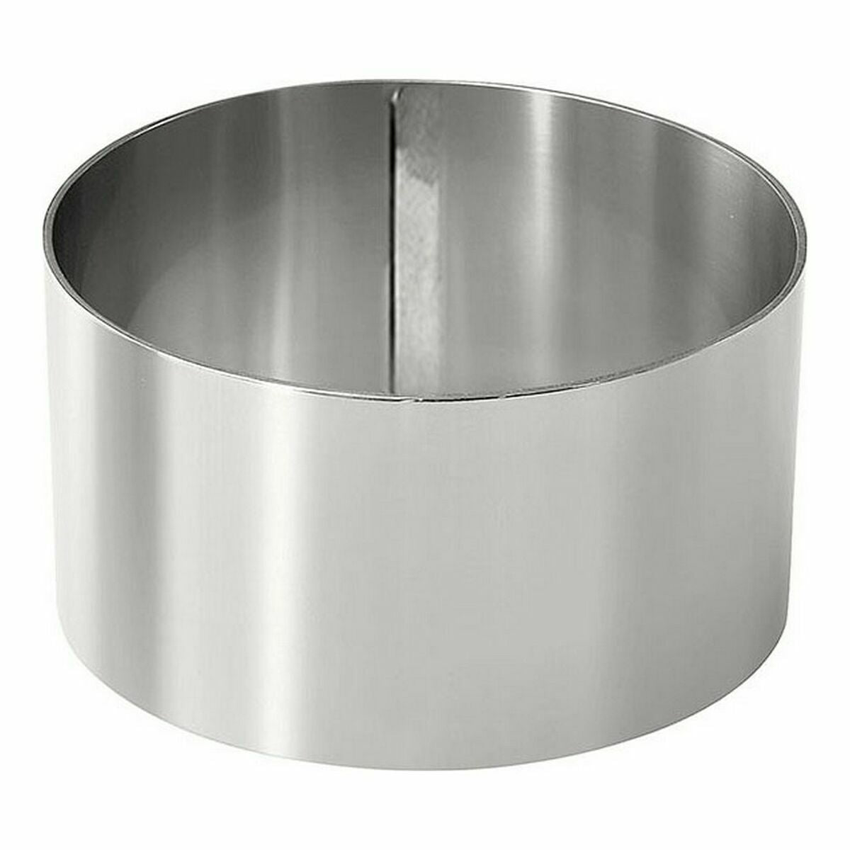 Platingmal Roestvrij staal Zilverkleurig 8 cm 0,8 mm (36 Stuks) (8 x 4,5 cm)
