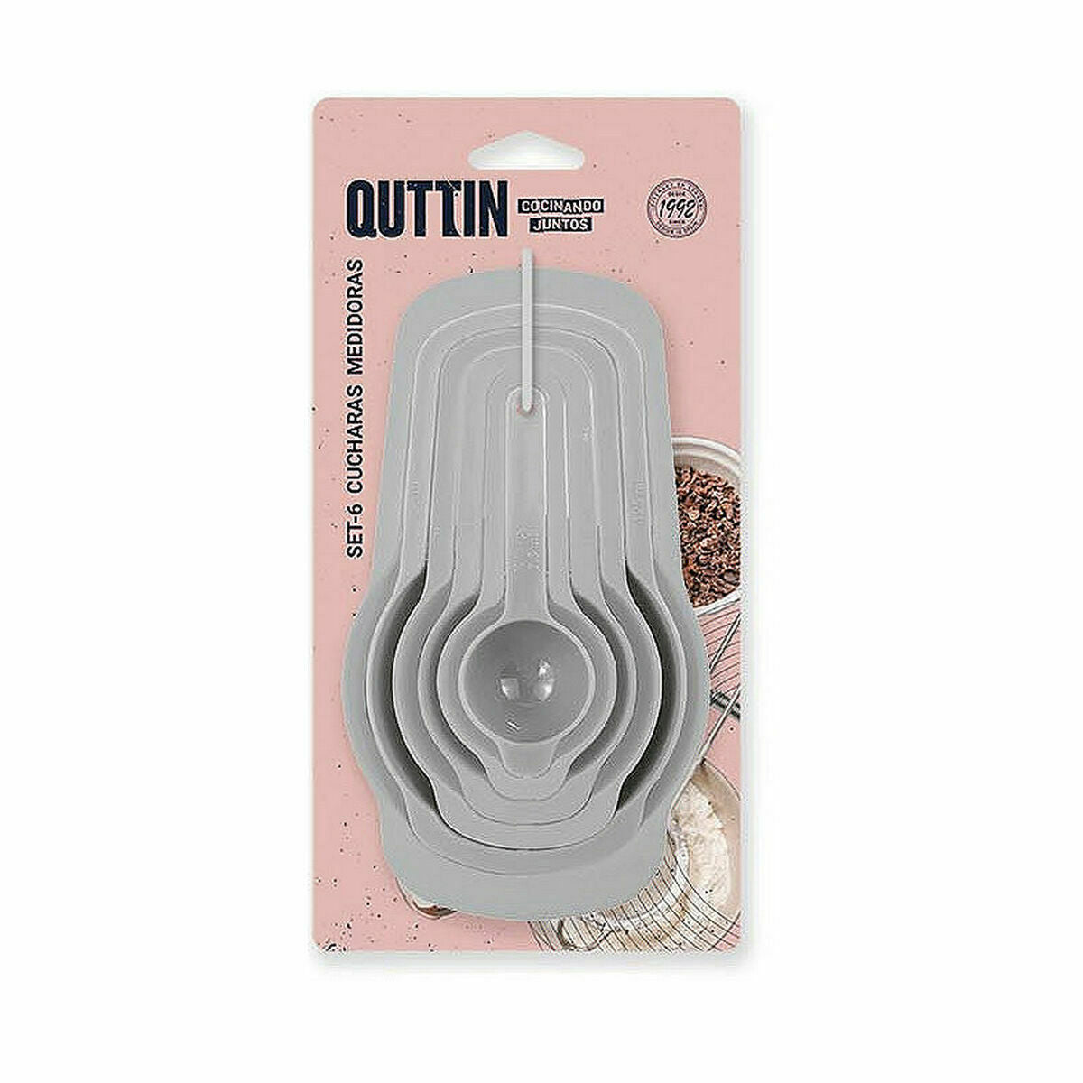 Meetlepel Quttin 6 Onderdelen Plastic (36 Stuks)
