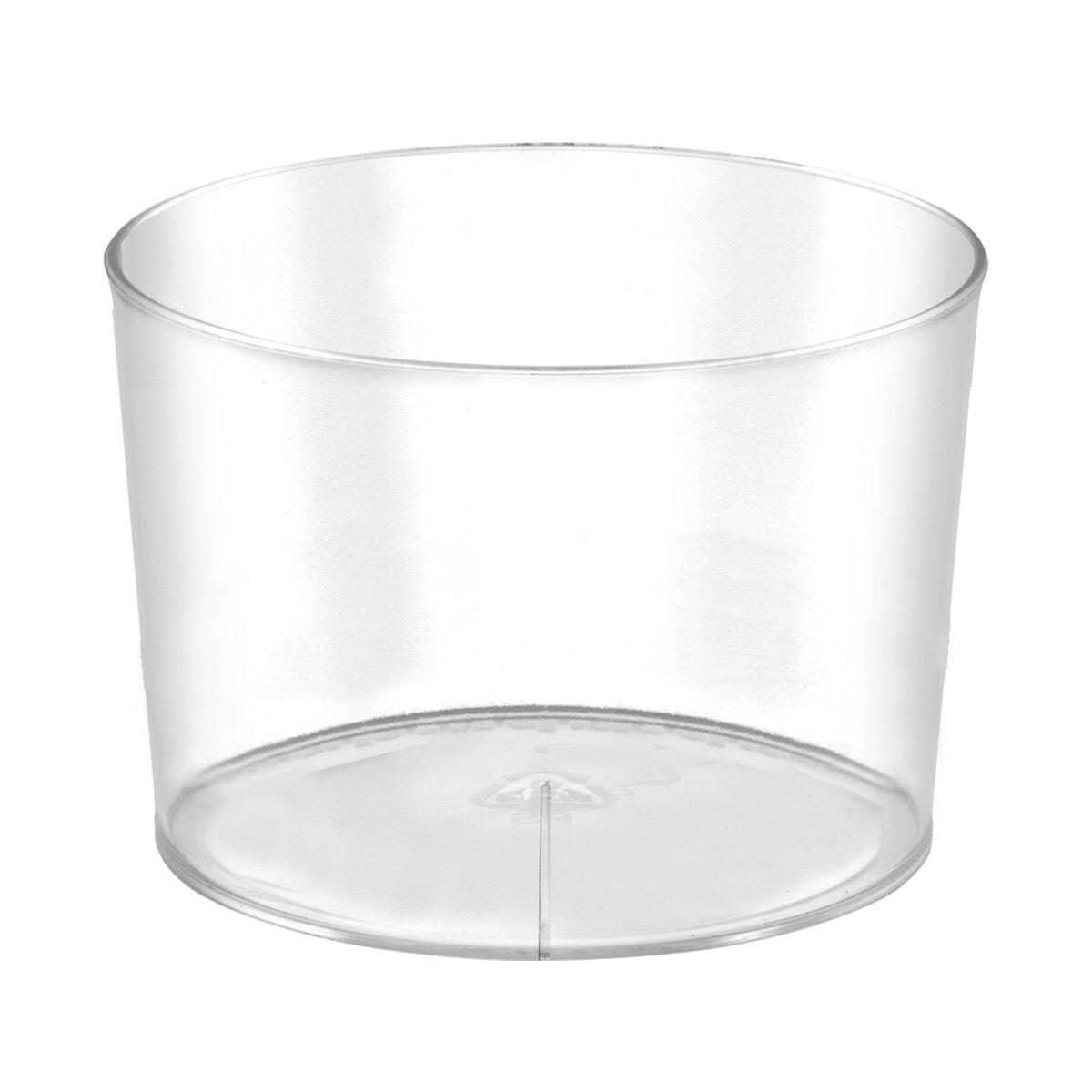 Set van herbruikbare glazen Algon Laag Transparant 230 ml Plastic 5 Stuks