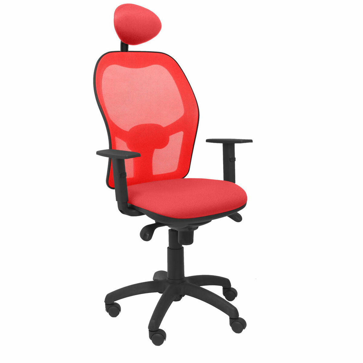 Bureaustoel met hoofdsteun Jorquera P&C ALI350C Rood