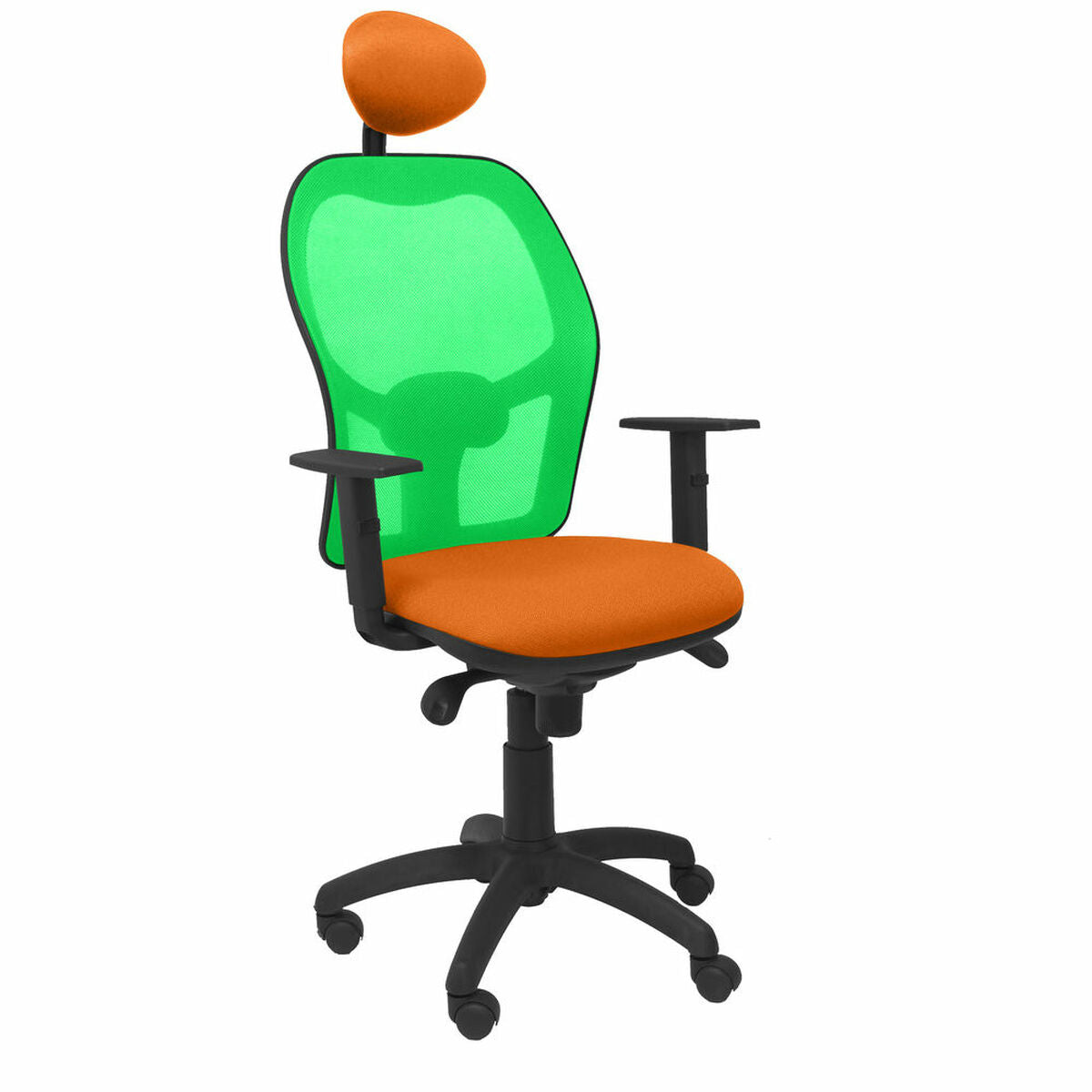 Bureaustoel met hoofdsteun Jorquera P&C ALI308C Oranje