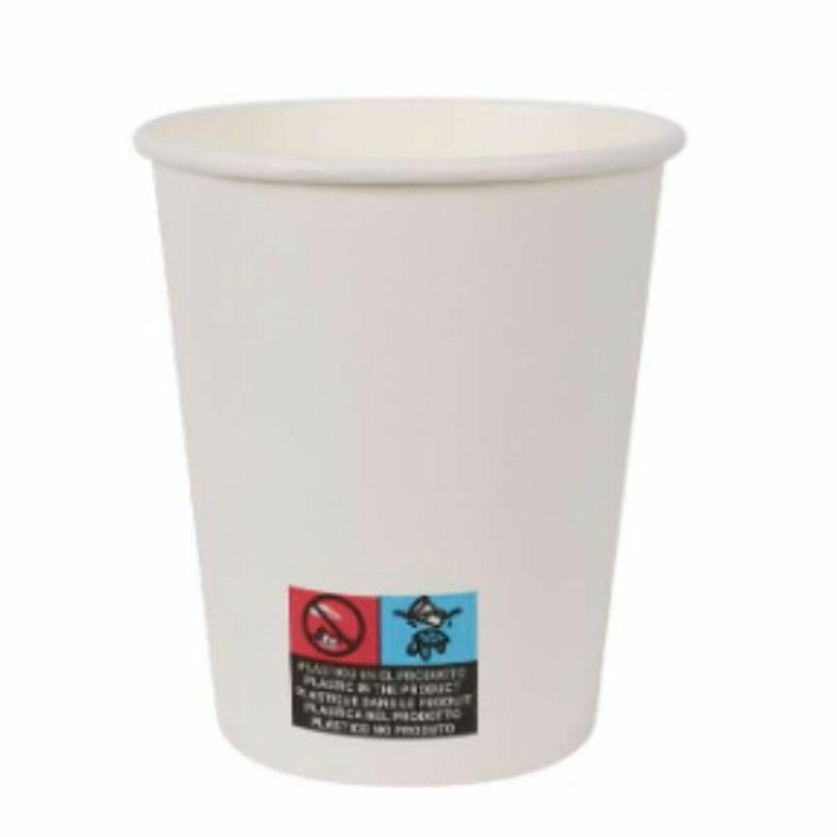 Glazenset Algon Karton Wegwerp Wit 200 ml 36 Stuks (25 Onderdelen)
