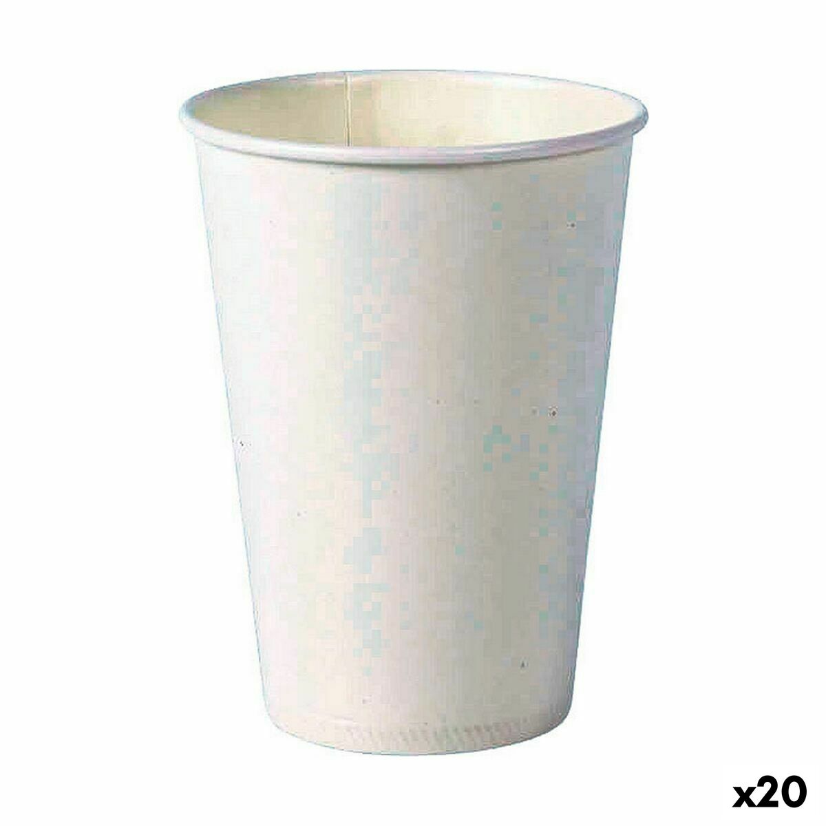 Glazenset Algon Wegwerp Karton Wit 20 Onderdelen 220 ml (20 Stuks)