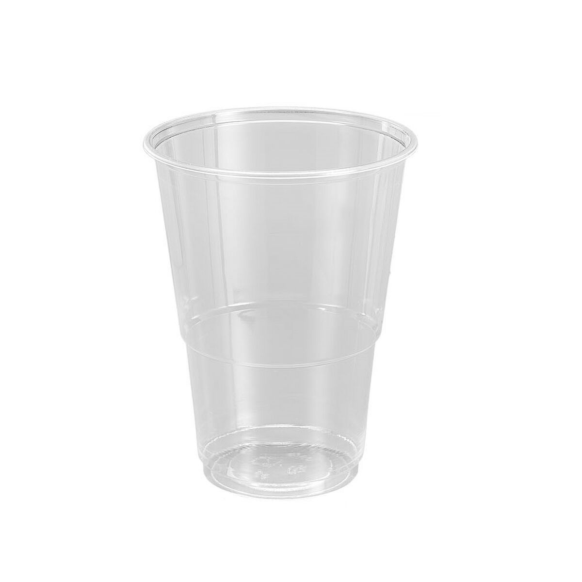 Set van herbruikbare glazen Algon Plastic Transparant 25 Onderdelen 500 ml (12 Stuks)