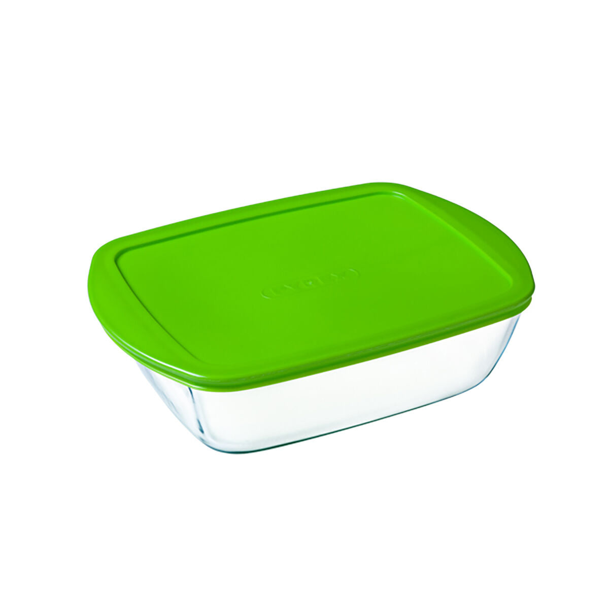 Rechthoekige lunchbox met deksel Pyrex Cook & Store Groen 1,1 L 23 x 15 x 7 cm Siliconen Glas (6 Stuks)