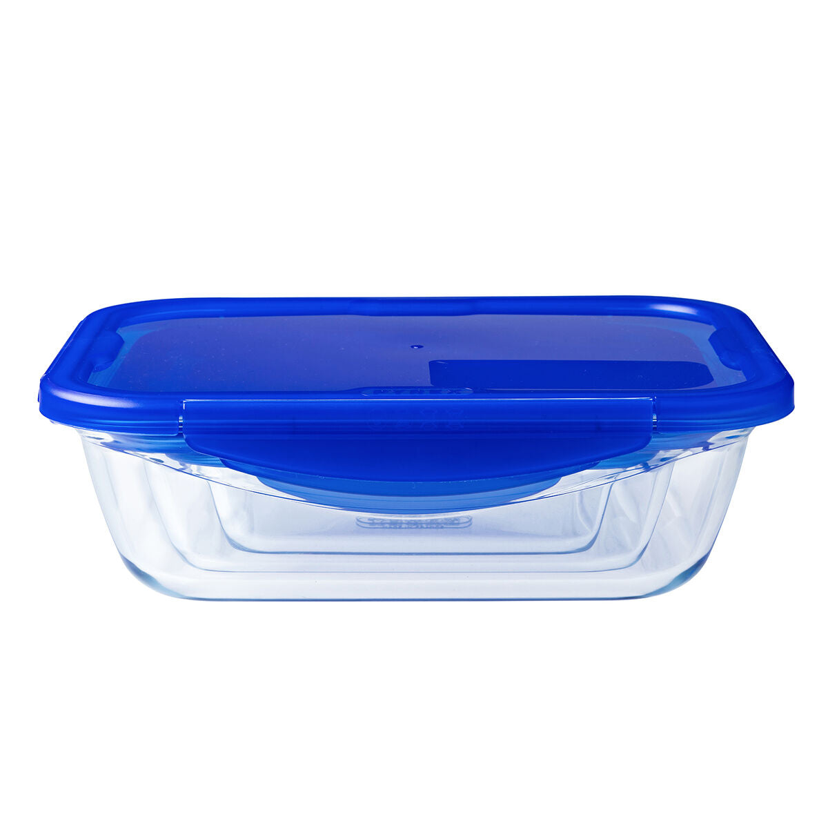 Hermetische Lunchtrommel Pyrex Cook & Go 20,5 x 15,5 x 6 cm Blauw 800 ml Glas (6 Stuks)