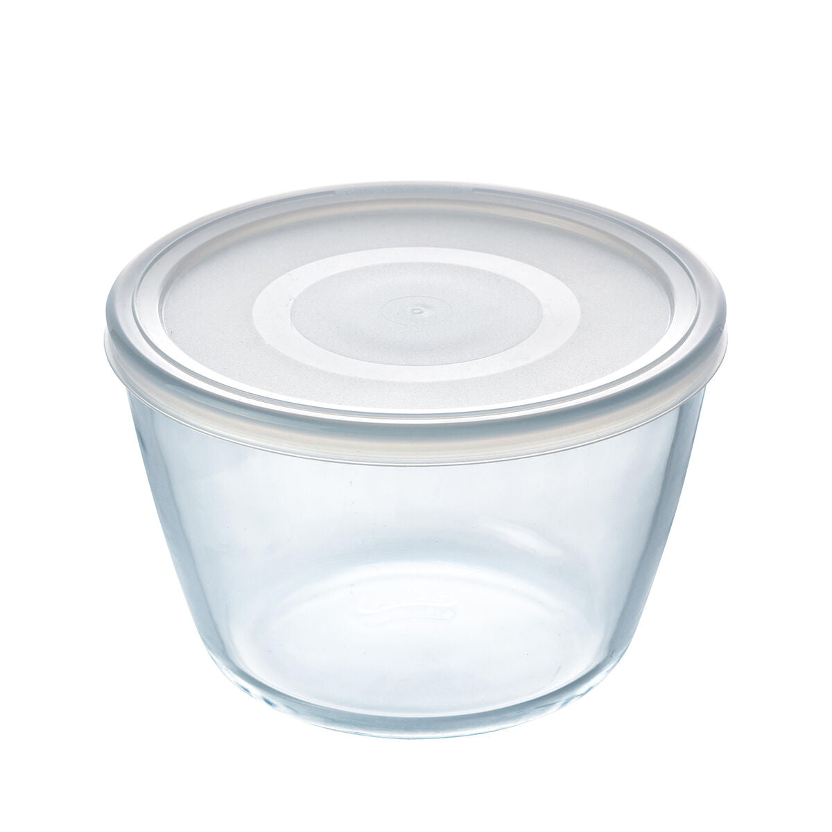 Ronde Lunchtrommel met Deksel Pyrex Cook & Freeze 1,6 L 17 x 17 x 12 cm Transparant Siliconen Glas (4 Stuks)