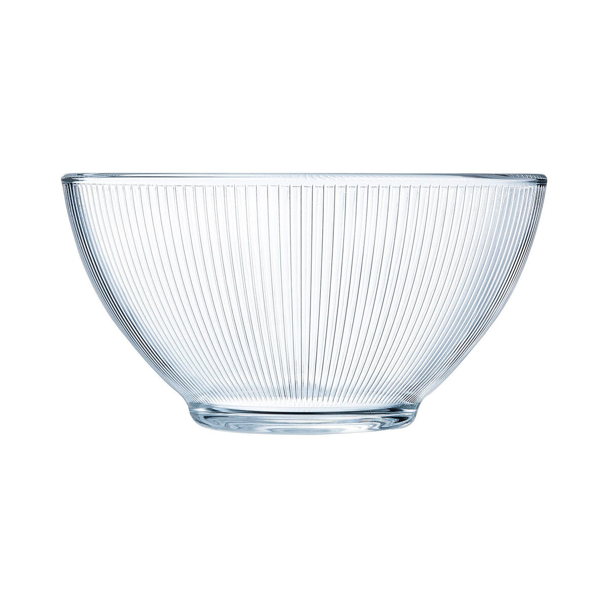 Kom Luminarc Stripy Ontbijt Transparant Glas (500 ml) (6 Stuks)