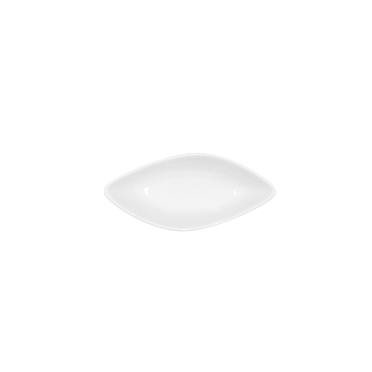 Kom Ariane Alaska Mini Ovalen Keramisch Wit (10,5 x 4,8 x 2,8 cm) (18 Stuks)