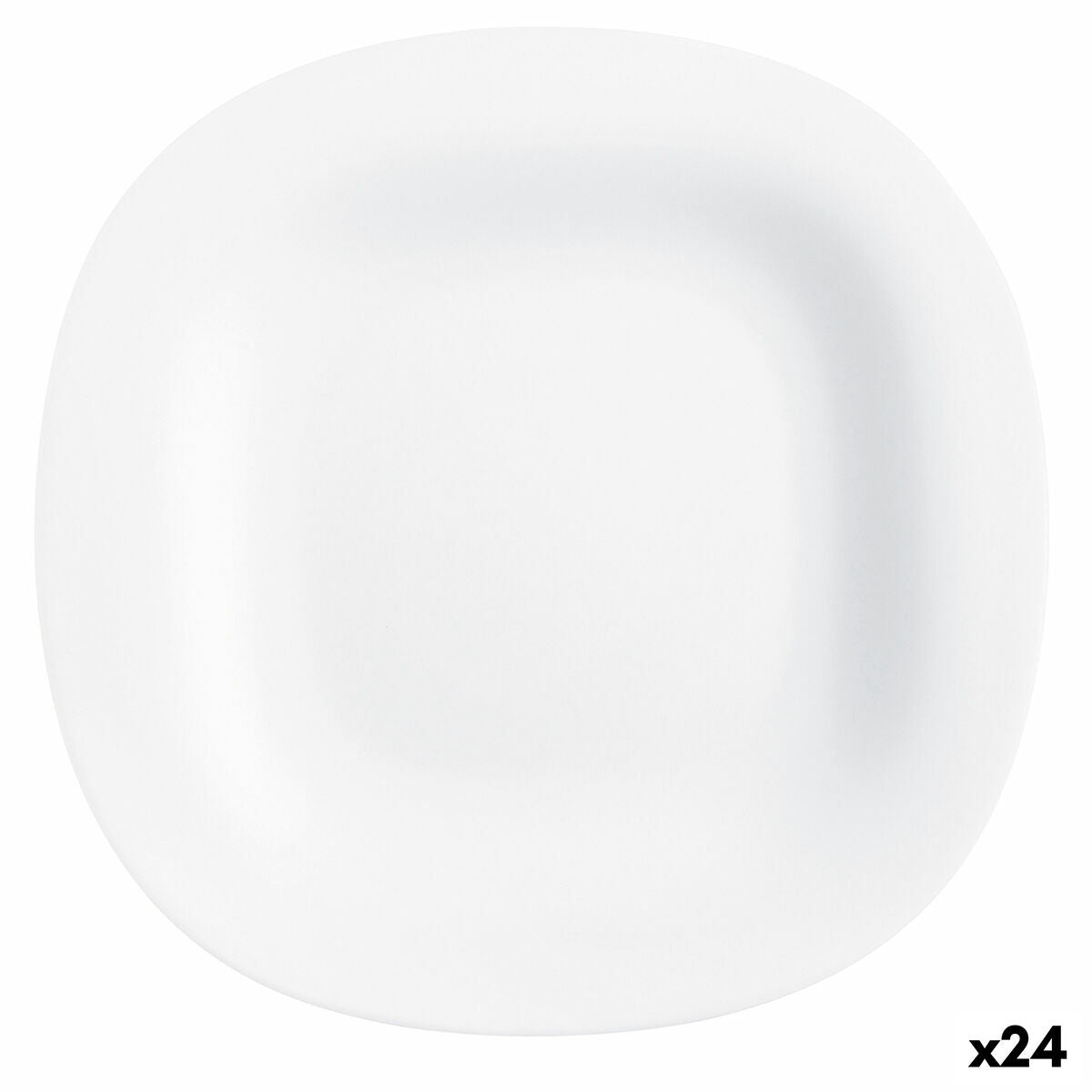 Dessertbord Luminarc Carine Blanco Wit Glas 19 cm (24 Stuks)