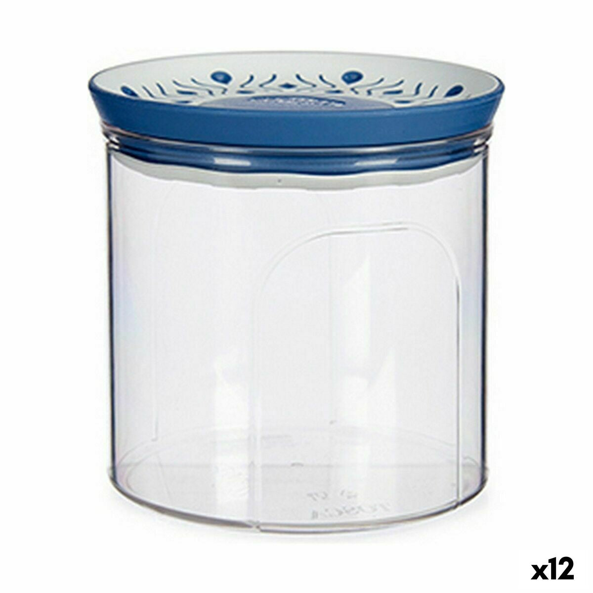 Tin Stefanplast Tosca Hermetisch Blauw Plastic 700 ml 11,7 x 11 x 11,7 cm (12 Stuks)
