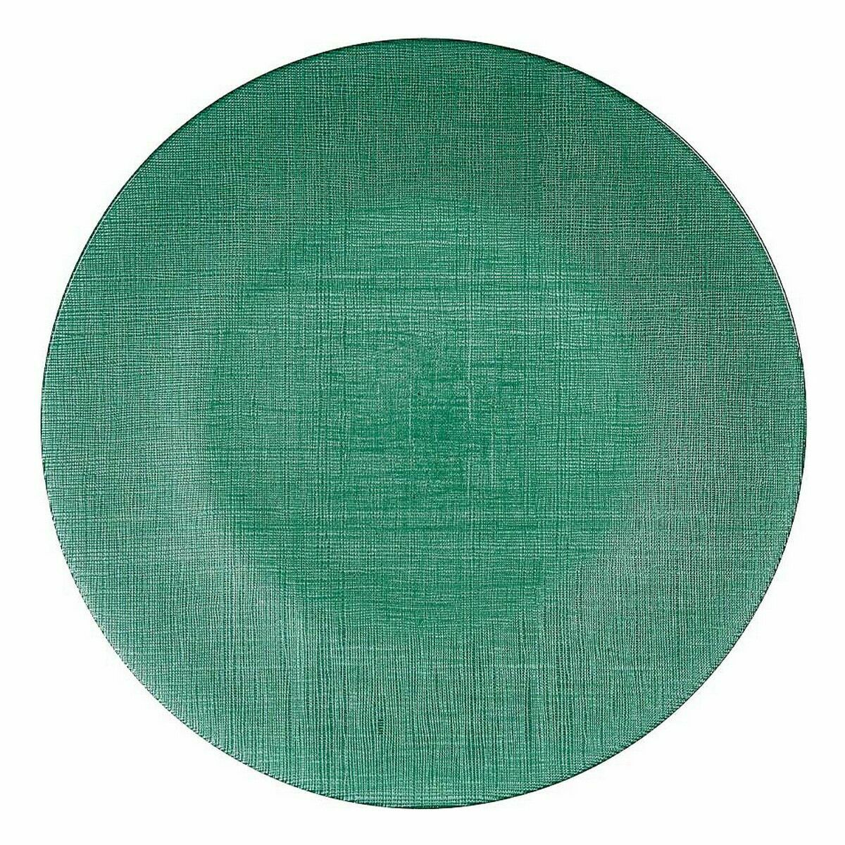 Eetbord Groen Glas 32,5 x 2,5 x 32,5 cm (6 Stuks)