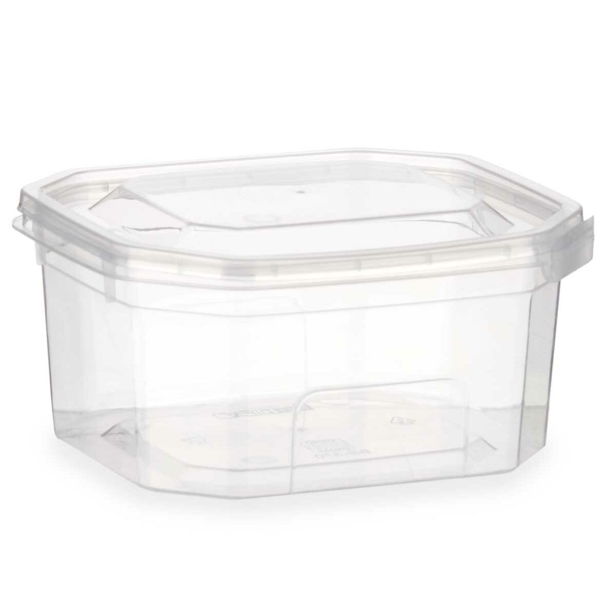 Rechthoekige lunchbox met deksel Transparant Polypropyleen 370 ml 10,7 x 5,5 x 11,7 cm (24 Stuks)