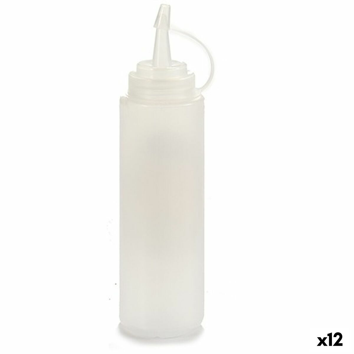 Sauskom Transparant Plastic 200 ml (12 Stuks)