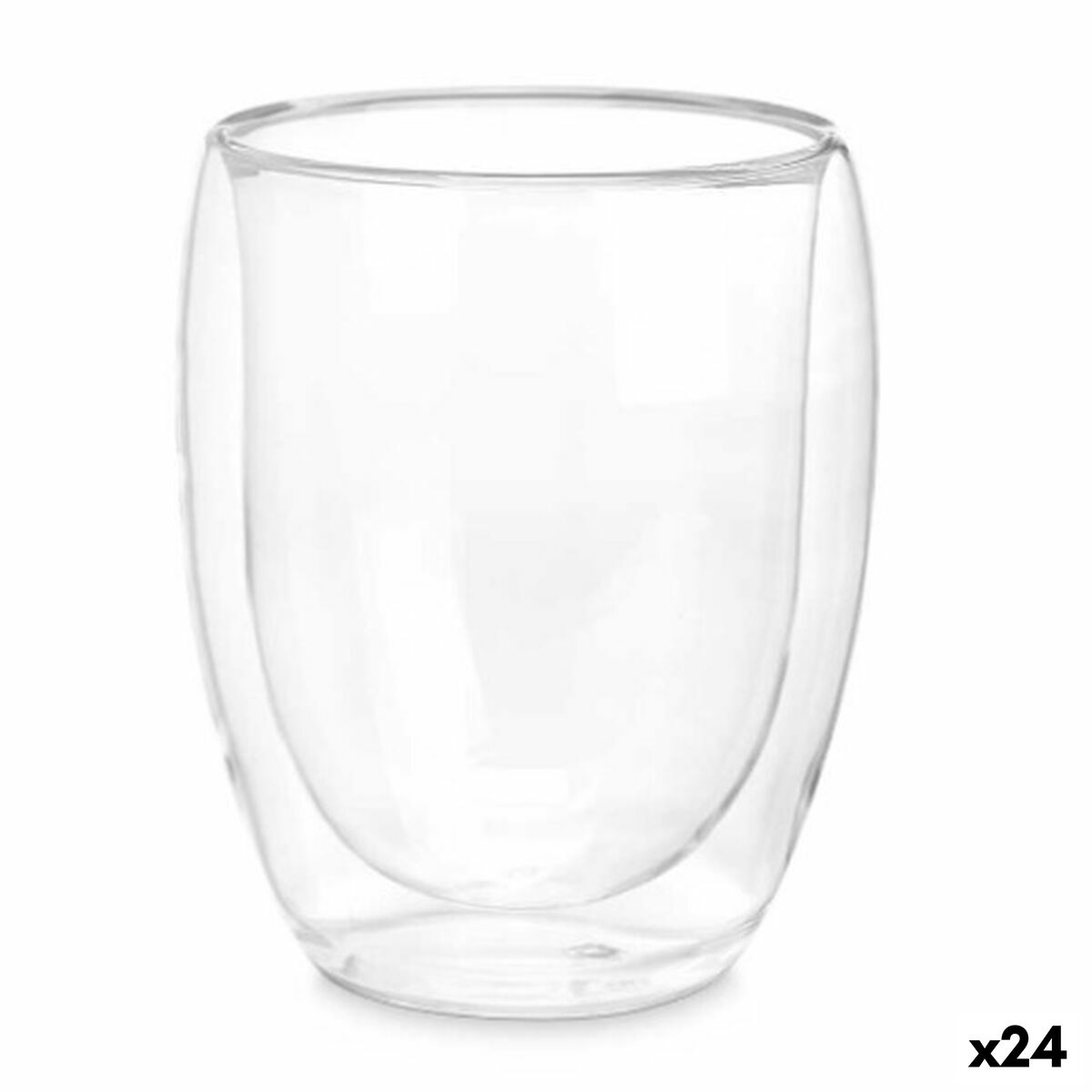 Glas Transparant Borosilicaatglas 326 ml (24 Stuks)