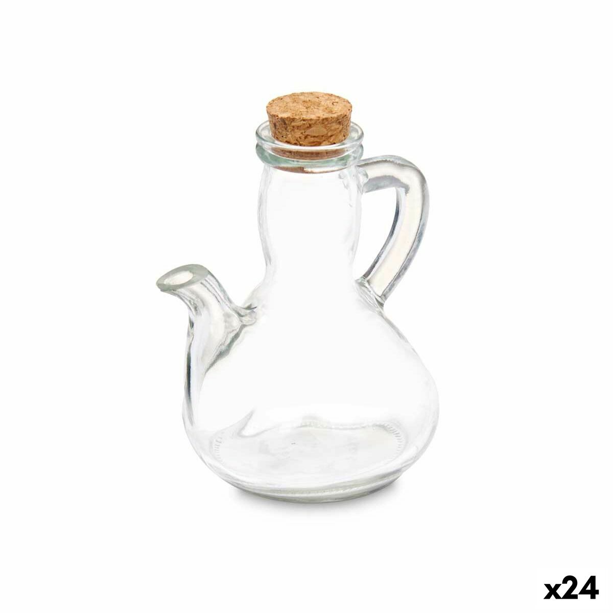 Flesje Transparant Glas (24 Stuks)