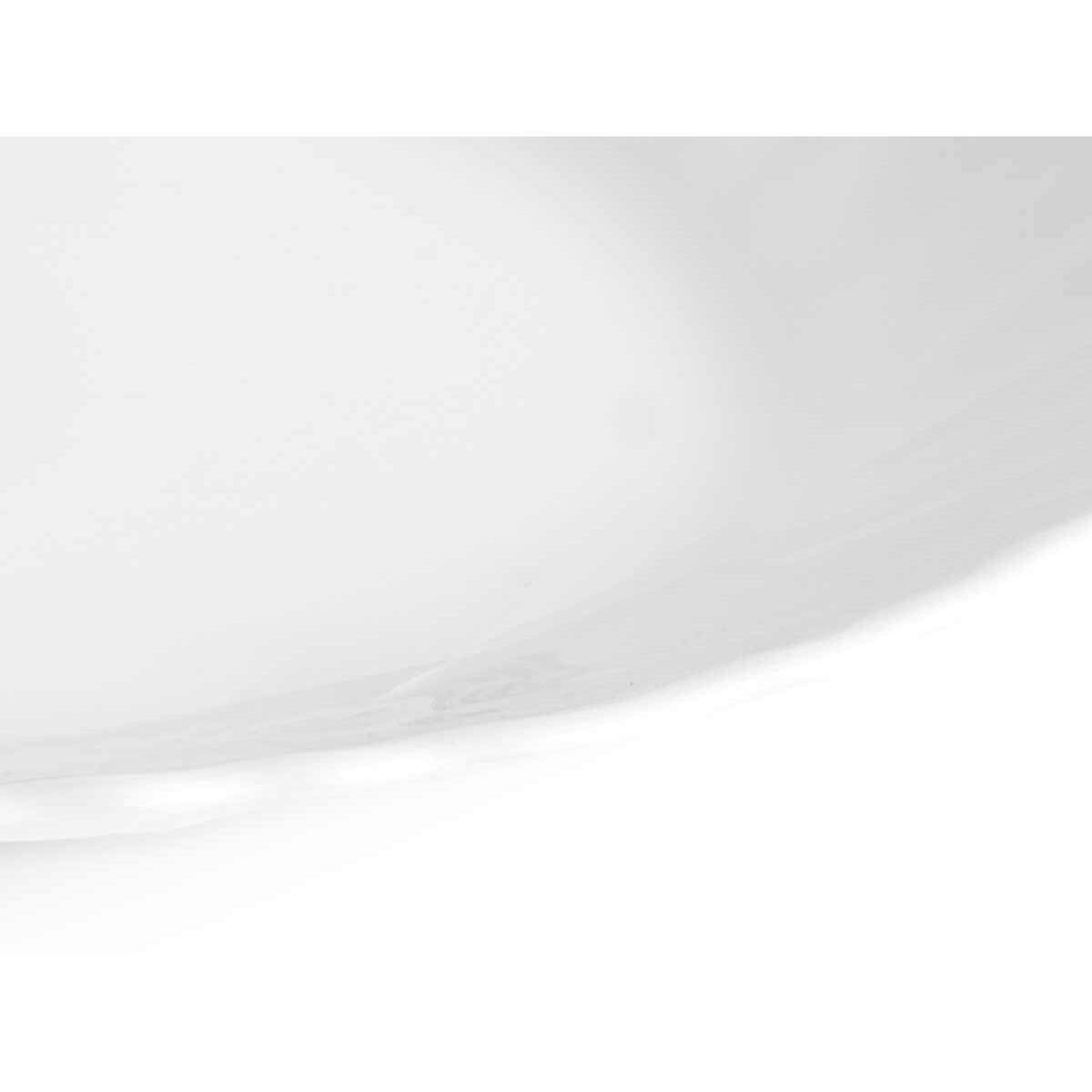 Serveerschaal Wit Glas 30,5 x 2,5 x 23,5 cm (24 Stuks)