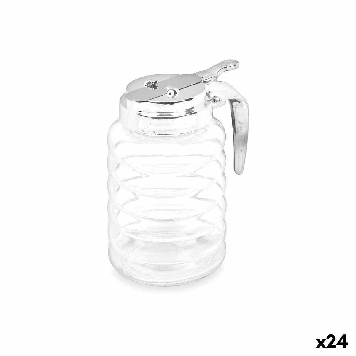 Honingpot Transparant Glas 10 x 12,3 x 7 cm (24 Stuks)