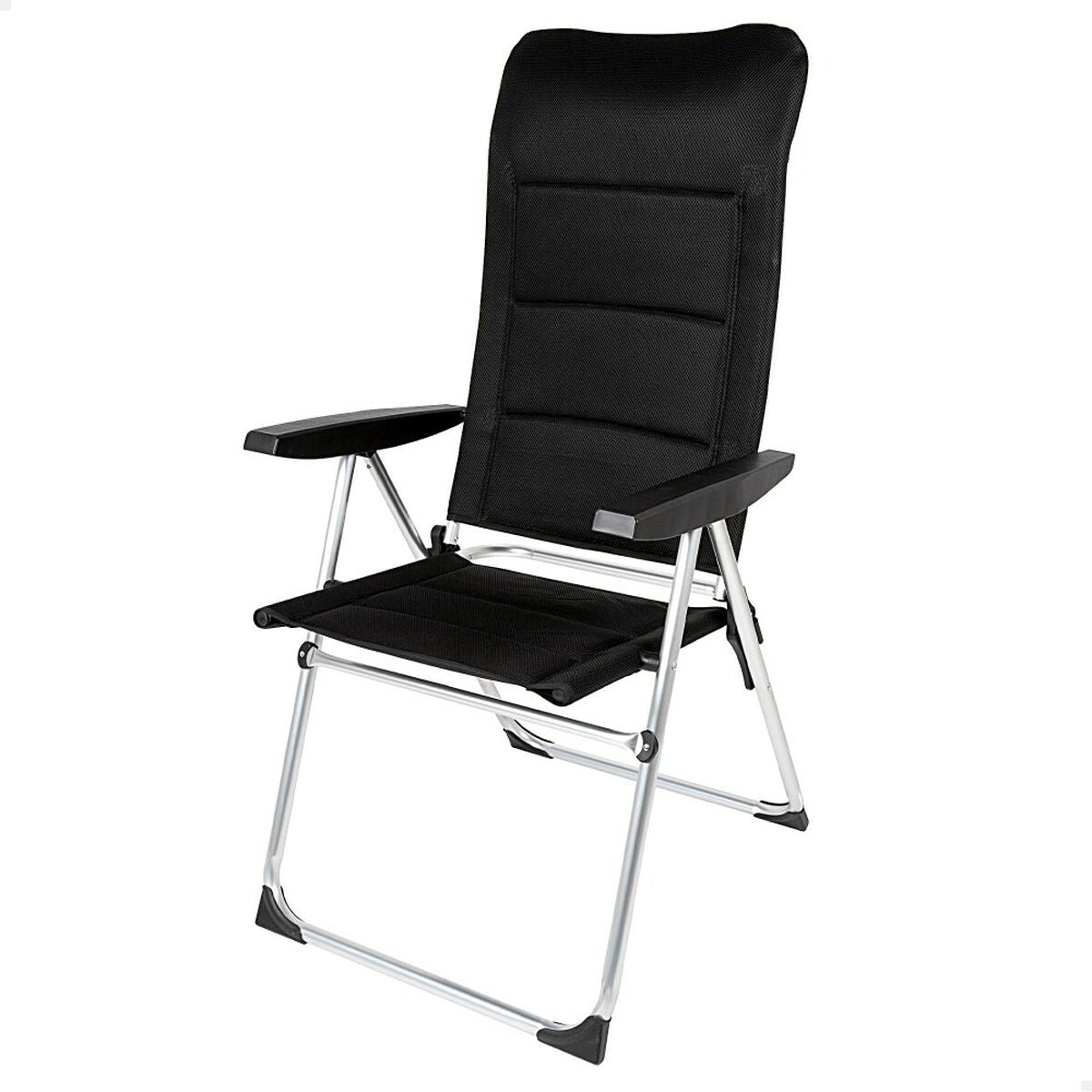Strandstoel Aktive Deluxe Opvouwbaar Zwart 49 x 123 x 67 cm (2 Stuks)