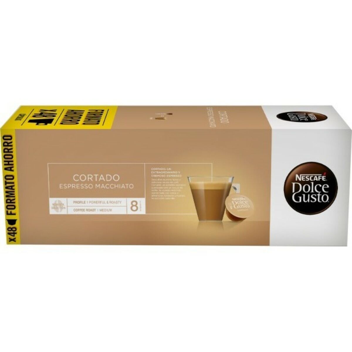 Koffiecapsules met doos Nescafé Dolce Gusto Espresso Macchiato 1 Stuks